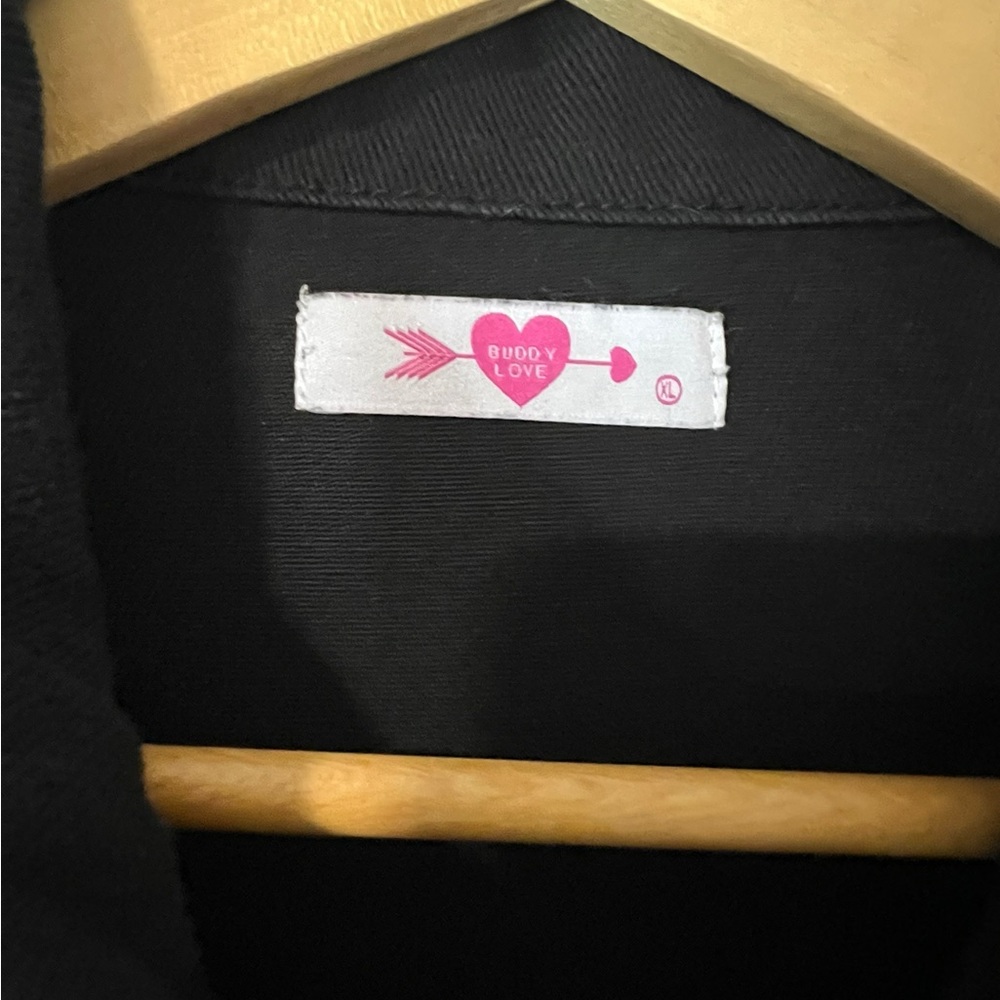 Buddy Love Black Dress with Silver Star Accents - Picture 5 of 5